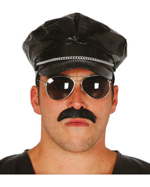 Rocker Schirmmütze schwarz