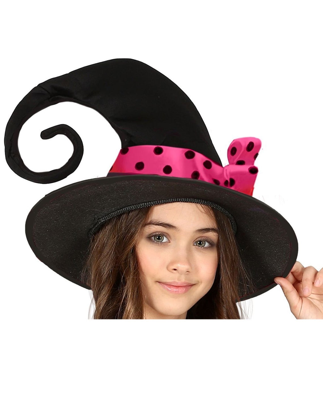 Rosa Glitter Witch Mädchen Hexenkostüm