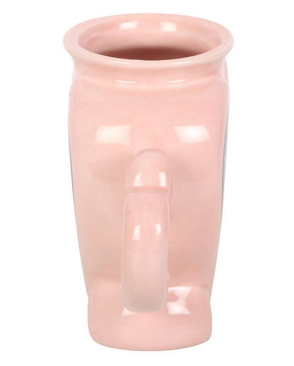 Rosa "Love Potion" Kaffeebecher in Herzform