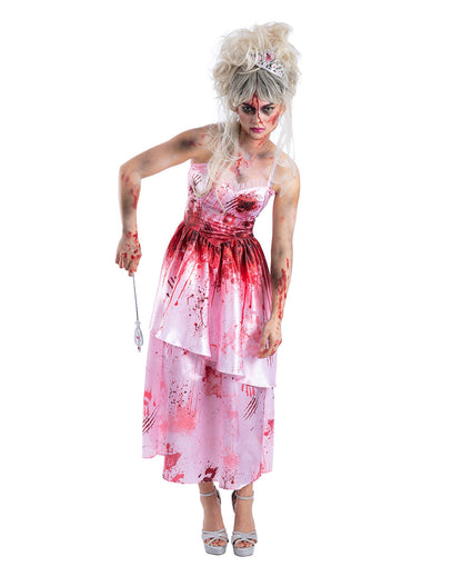 Rosa Zombie Prinzessin Damen Kostüm