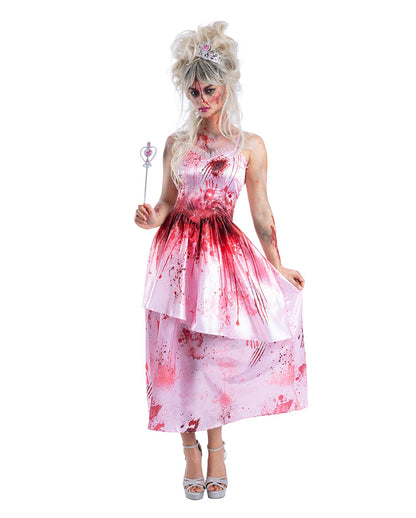 Rosa Zombie Prinzessin Damen Kostüm