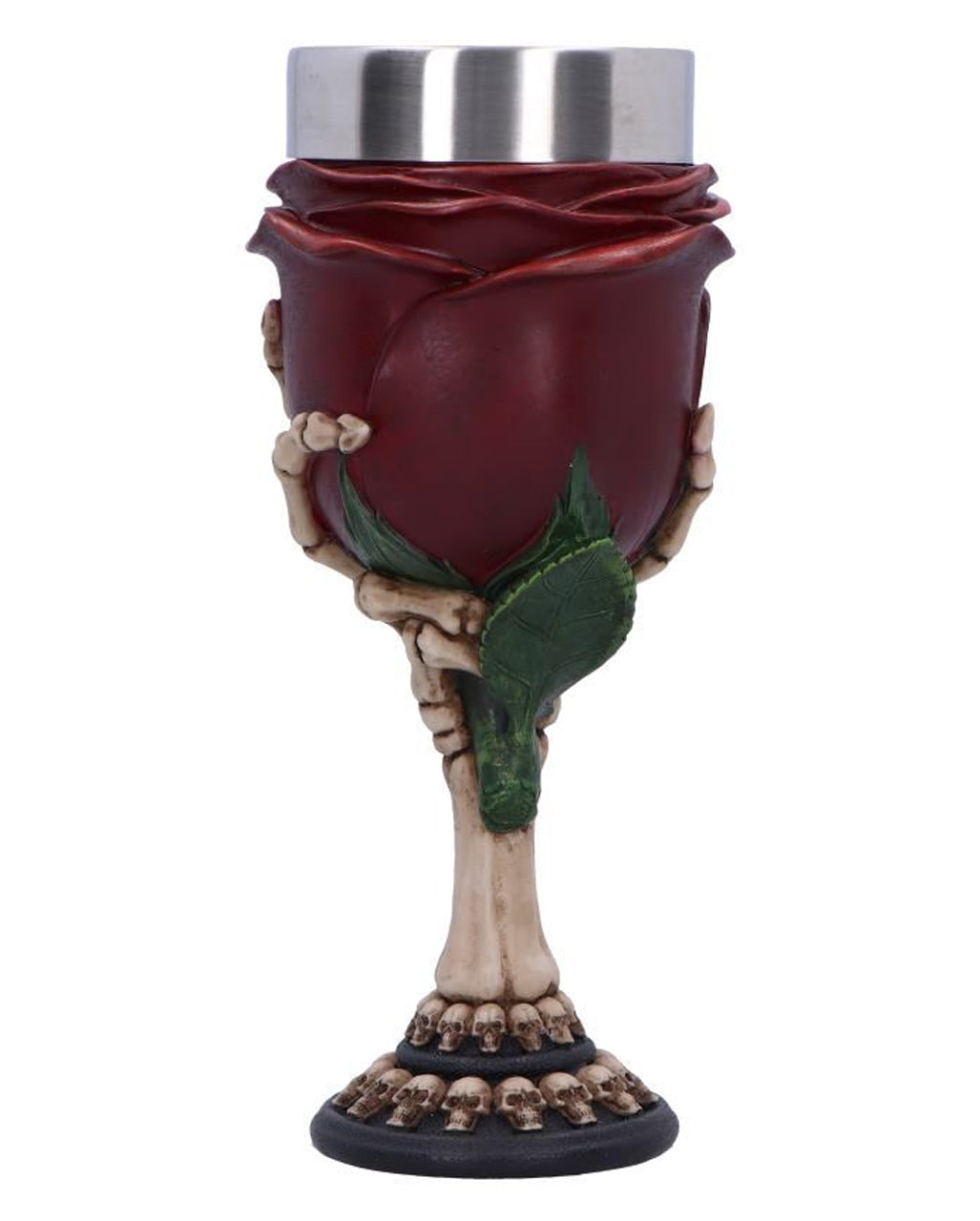 Skeletthand Kelch Rose to the Occasion 20cm
