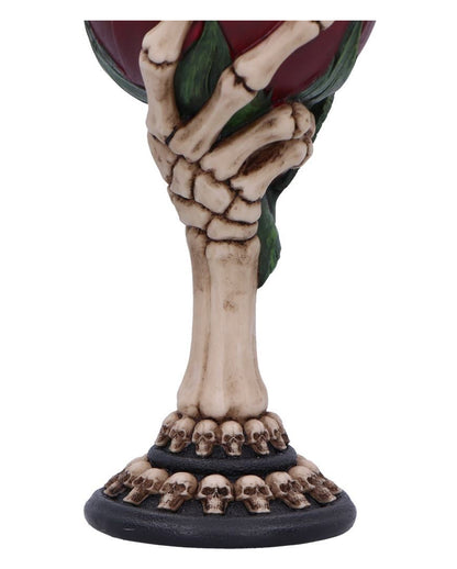 Skeletthand Kelch Rose to the Occasion 20cm