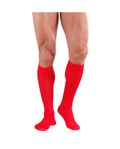 Kniestrümpfe Unisex rot