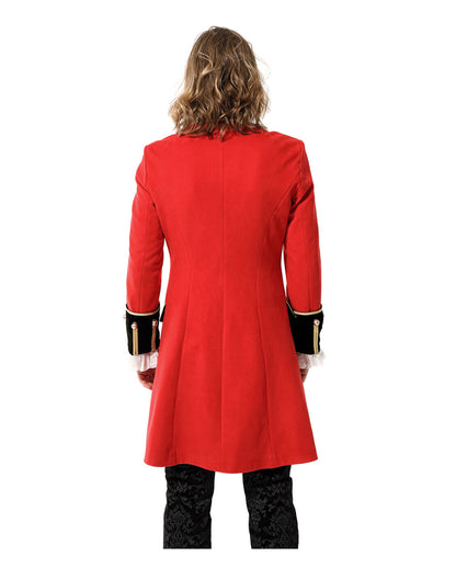Rote Militär Jacke mit Goldborte