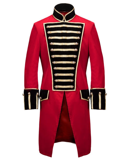 Rote Militär Jacke mit Goldborte