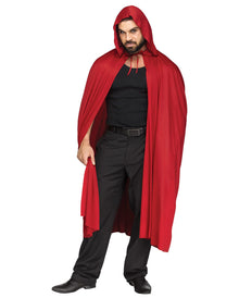 Roter Umhang mit Kapuze Unisex