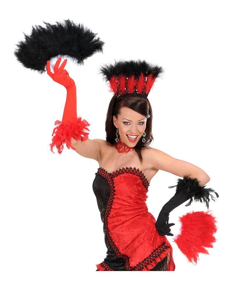 Red Feather Fan