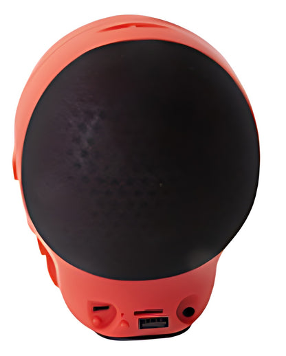 Roter Totenschädel Lautsprecher 13cm