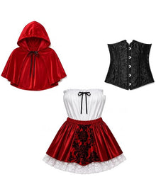 Rotkäppchen Gothic Damen Kostüm