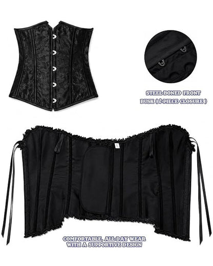Roodkapje Gothic-kostuum voor dames