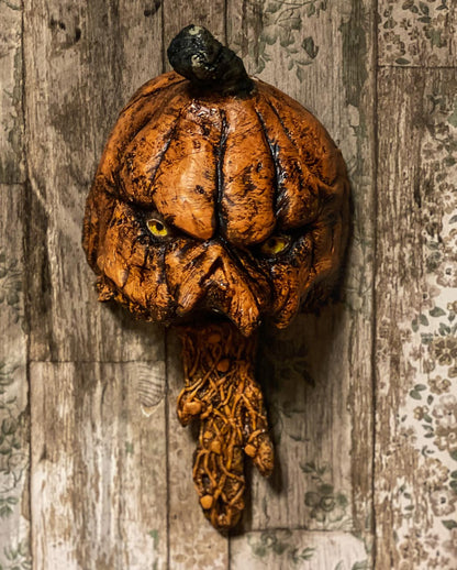 Rotting Pumpkin Mural With Movement