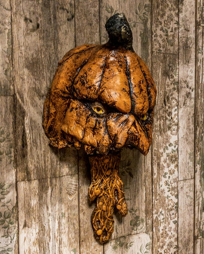 Rotting Pumpkin Mural With Movement