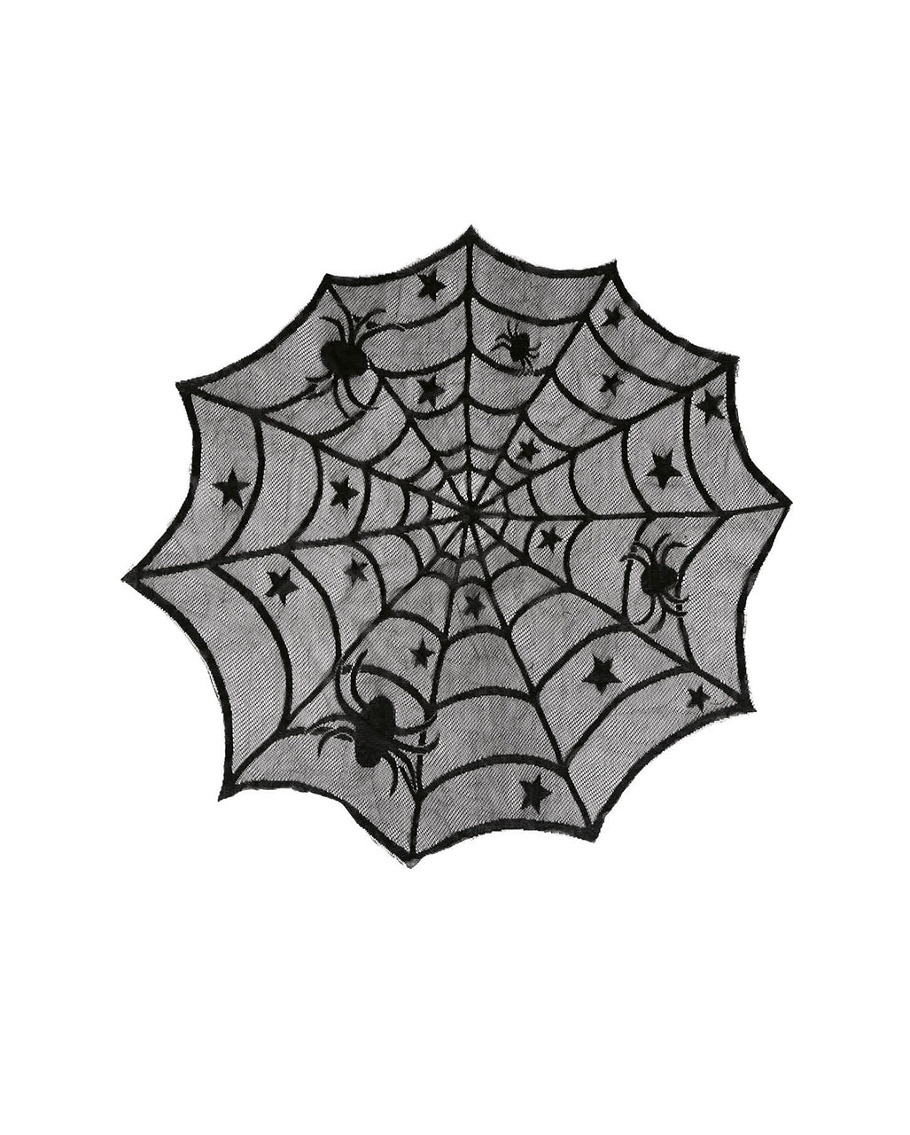 Round Cobweb Lace Tablecloth 100cm