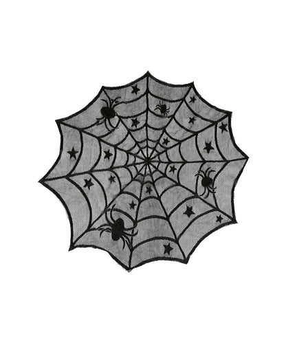 Round Cobweb Lace Tablecloth 100cm