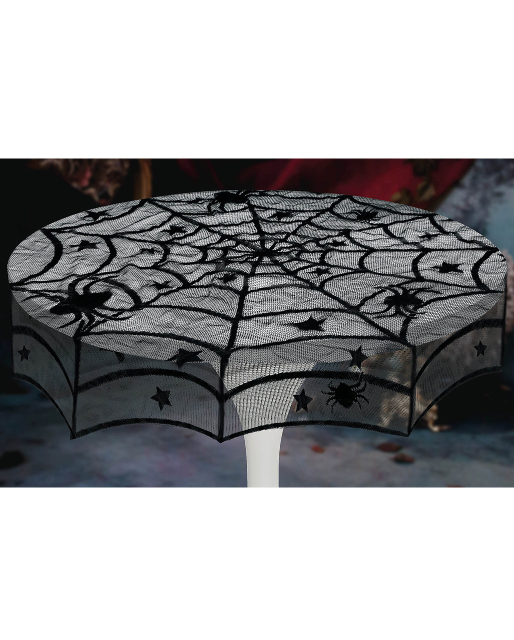 Round Cobweb Lace Tablecloth 100cm