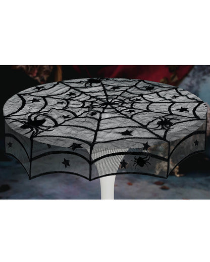 Round Cobweb Lace Tablecloth 100cm