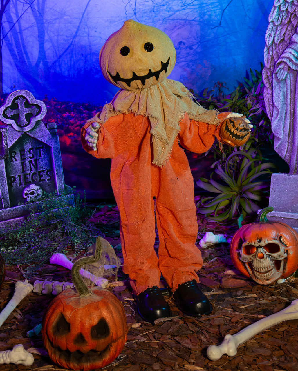 Sammy Halloween Stand-up Figure With Movement, Light & Sound 80cm