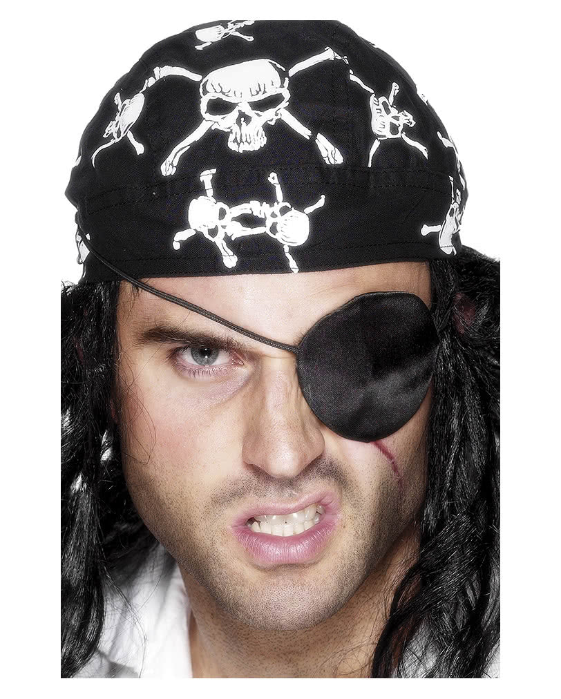 Schwarze Piraten Augenklappe