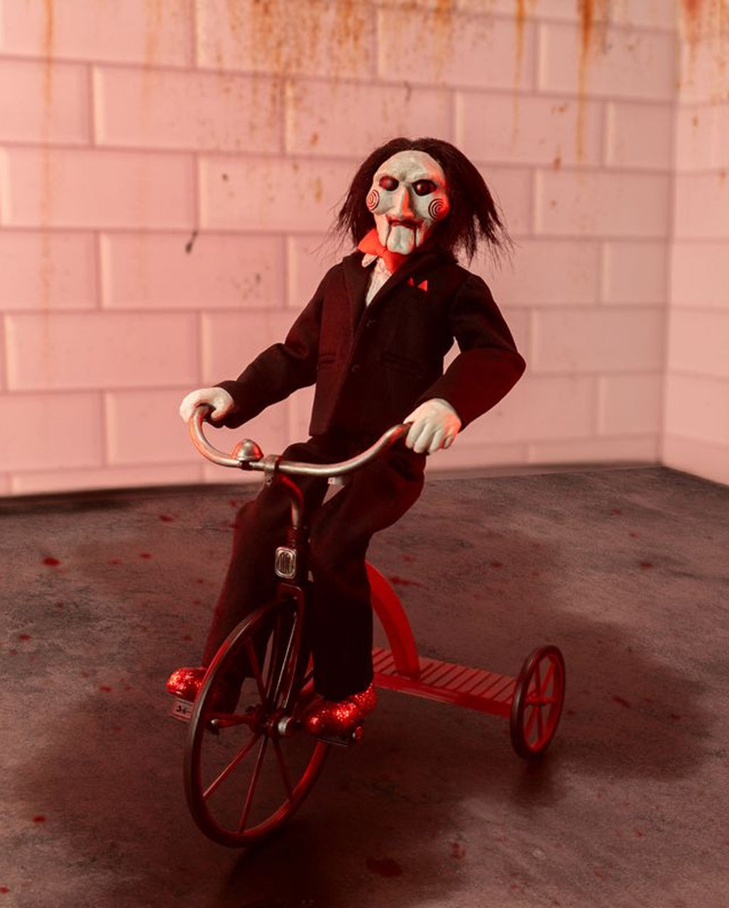 Saw Actionfigur Billy the Puppet with Tricycle 18cm