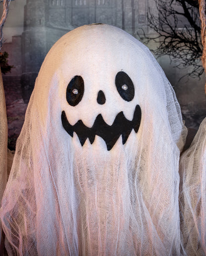 Fantasma Spaventoso Sull'altalena Animatronic Di Halloween 120 Cm