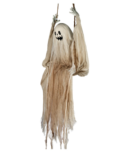 Fantasma Spaventoso Sull'altalena Animatronic Di Halloween 120 Cm