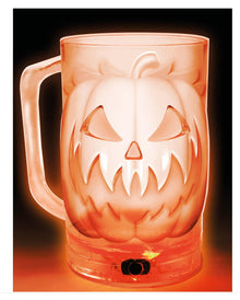 Scary Kürbis LED Bierkrug