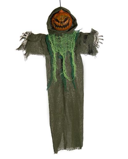 Scary Pumpkin Man Hanging Figure 60cm