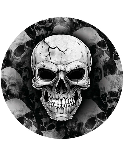 Scary Skull Pappteller 6 St.