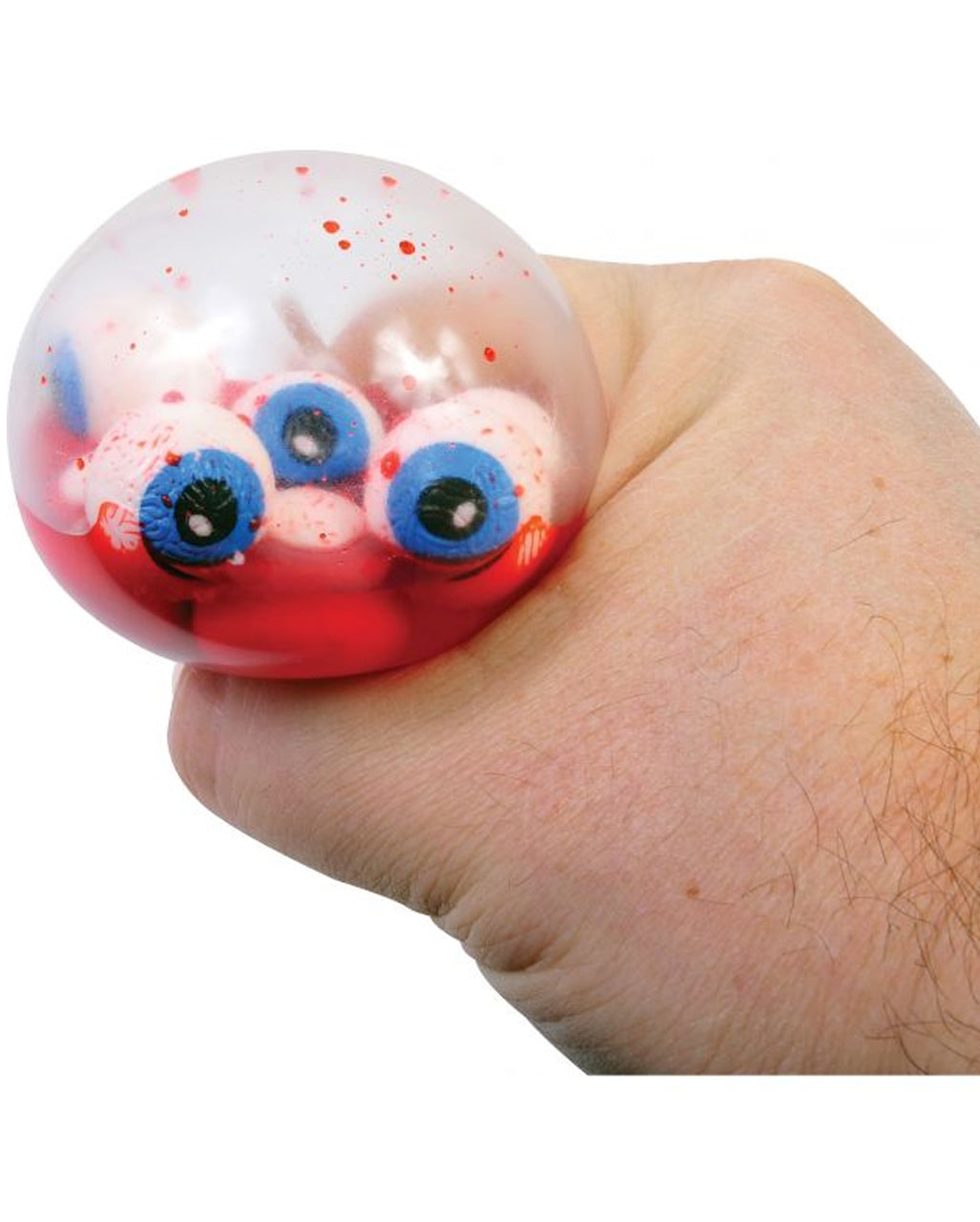 Scary Squeezie Quetschball mit blutigen Augen