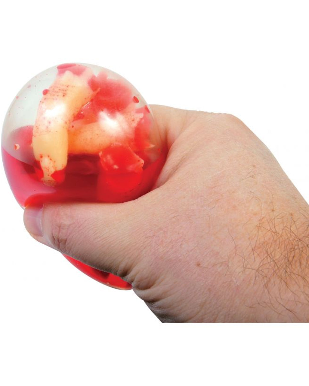 Scary Squeezie Quetschball mit blutigen Fingern