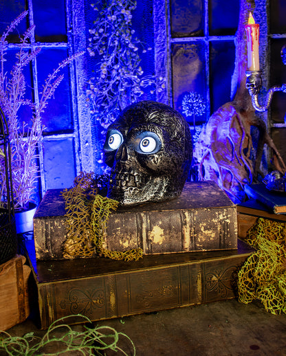 Scary Skull With Light & Sound Effect 16cm
