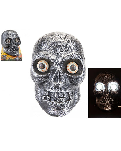 Scary Skull With Light & Sound Effect 16cm