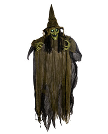 Schauderhafte Moorhexe mit Light & Sound 170cm