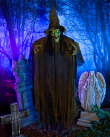 Schauderhafte Moorhexe mit Light & Sound 170cm
