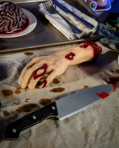 Cuchillo Para Matar Con Salpicaduras De Sangre
