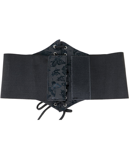 Corset « Papillon » noir
