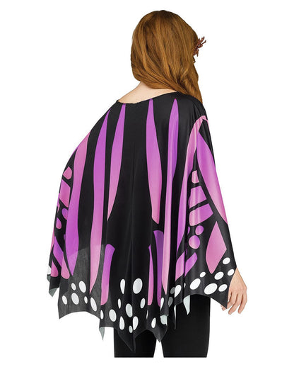 Schmetterlings Flügel Poncho Lila