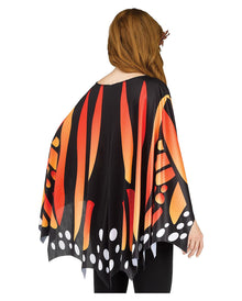 Schmetterlings Flügel Poncho Rot
