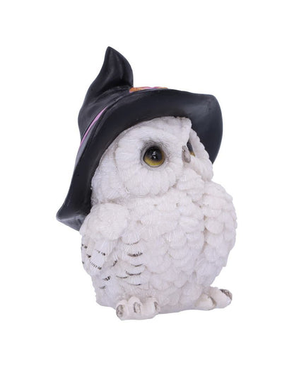 Zauberhafte Schneeeule mit Hexenhut