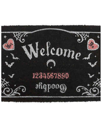 Schwarz-Pinke Ouija Board Türmatte 60x40cm