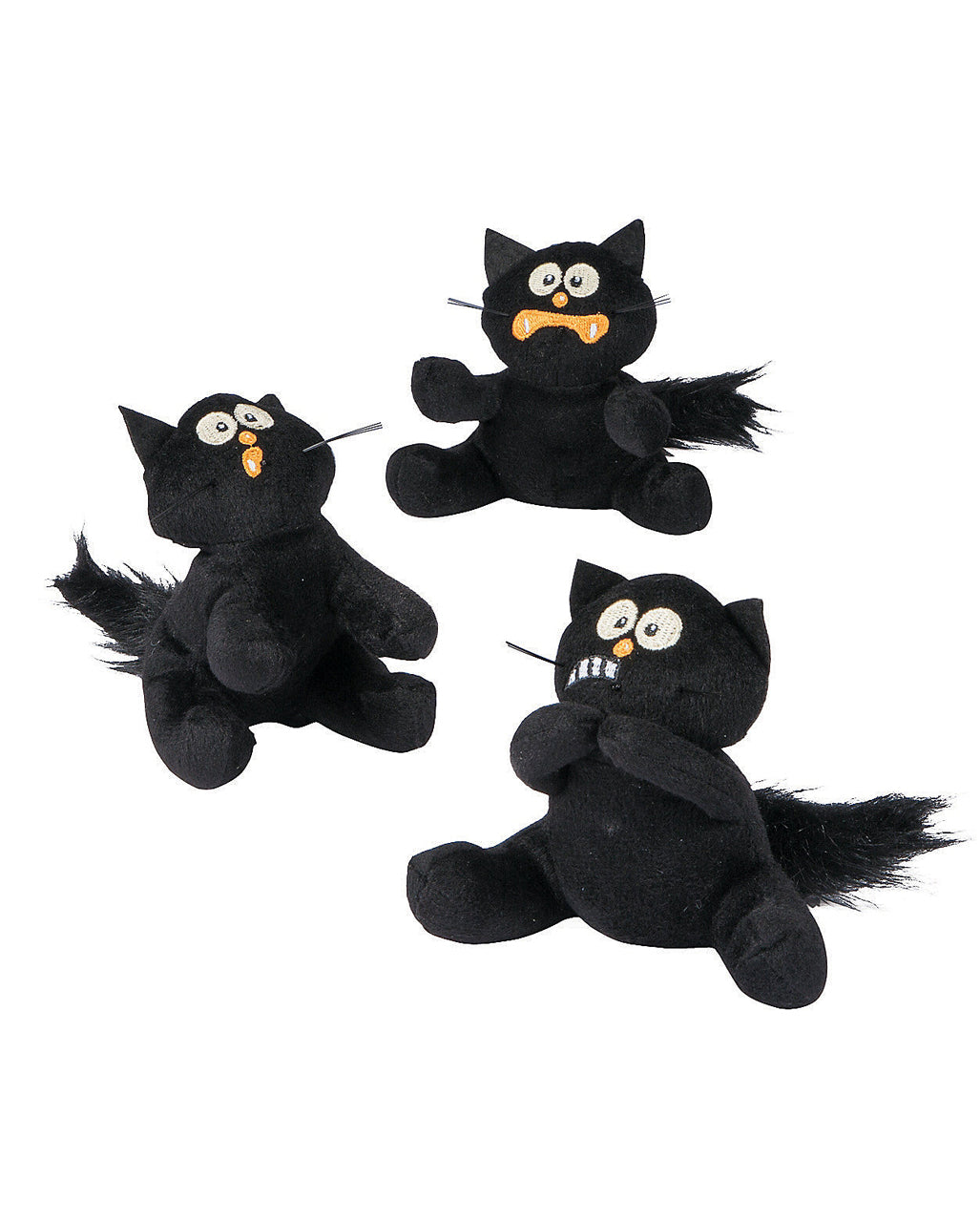 Gatto Nero Pauroso In Peluche