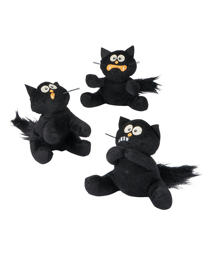 Gatto Nero Pauroso In Peluche