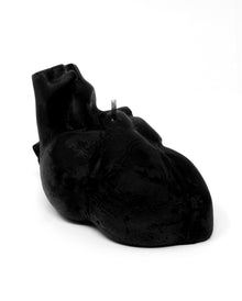 Schwarze Anatomische Herz Kerze