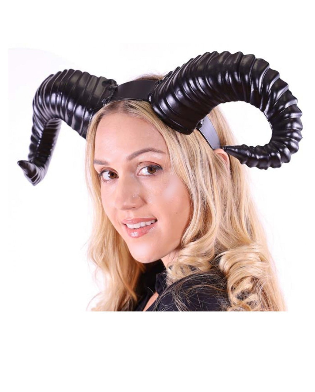 Schwarze Widder Cosplay Hörner