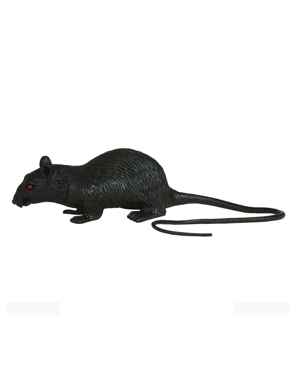 Schwarze Deko Ratte 15cm