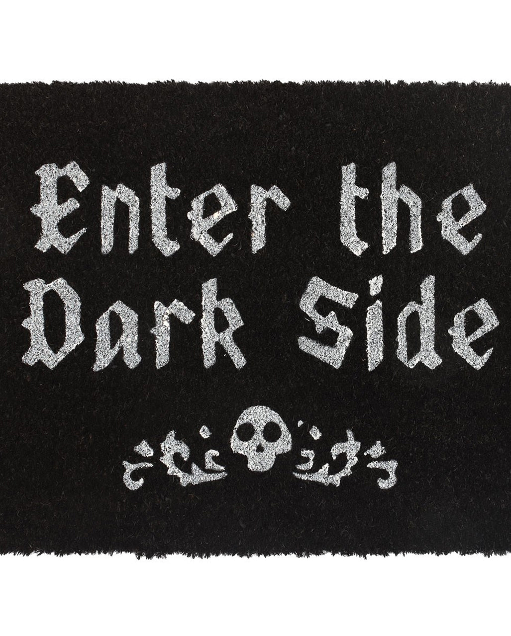 Schwarze "Enter The Dark Side" Fußmatte 60x40cm
