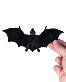 Schwarze Fledermaus Beflockt 2 St.