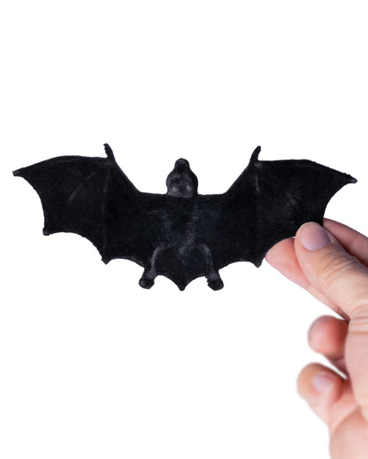 Schwarze Fledermaus Beflockt 2 St.
