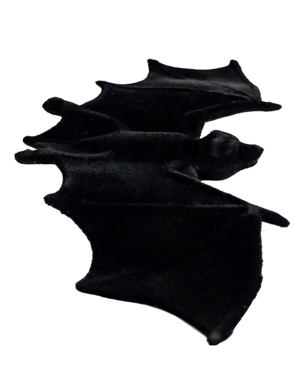Schwarze Fledermaus Beflockt 2 St.